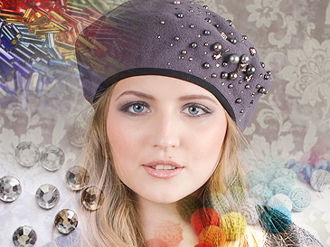 Как украсить вязаную шапку для женщины. Украшаем вязанные шапочки — варианты декора